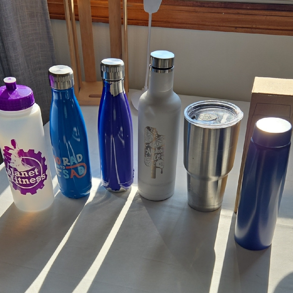 To Go Water Bottles. Bundle Set